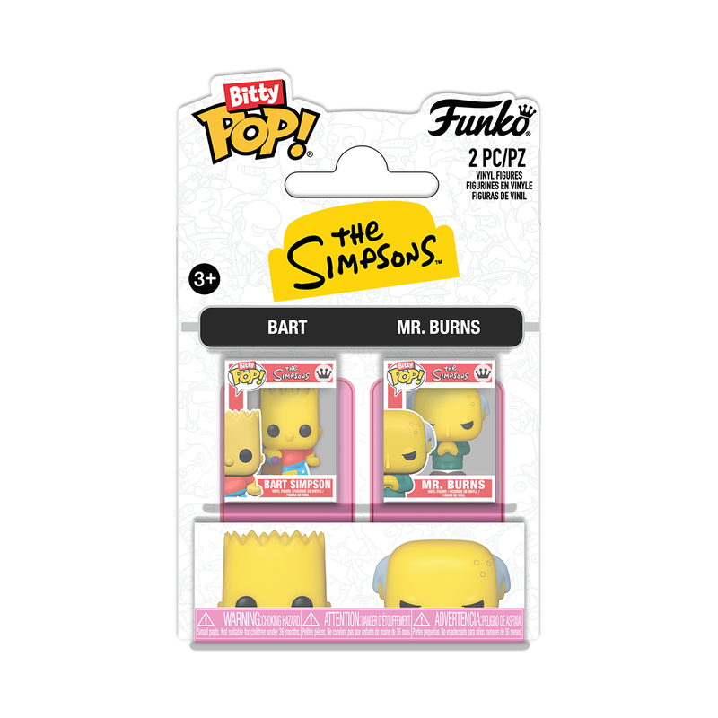 Bitty Pop! Bart Simpson & Mr. Burns 2-Pack, , hi-res view 1
